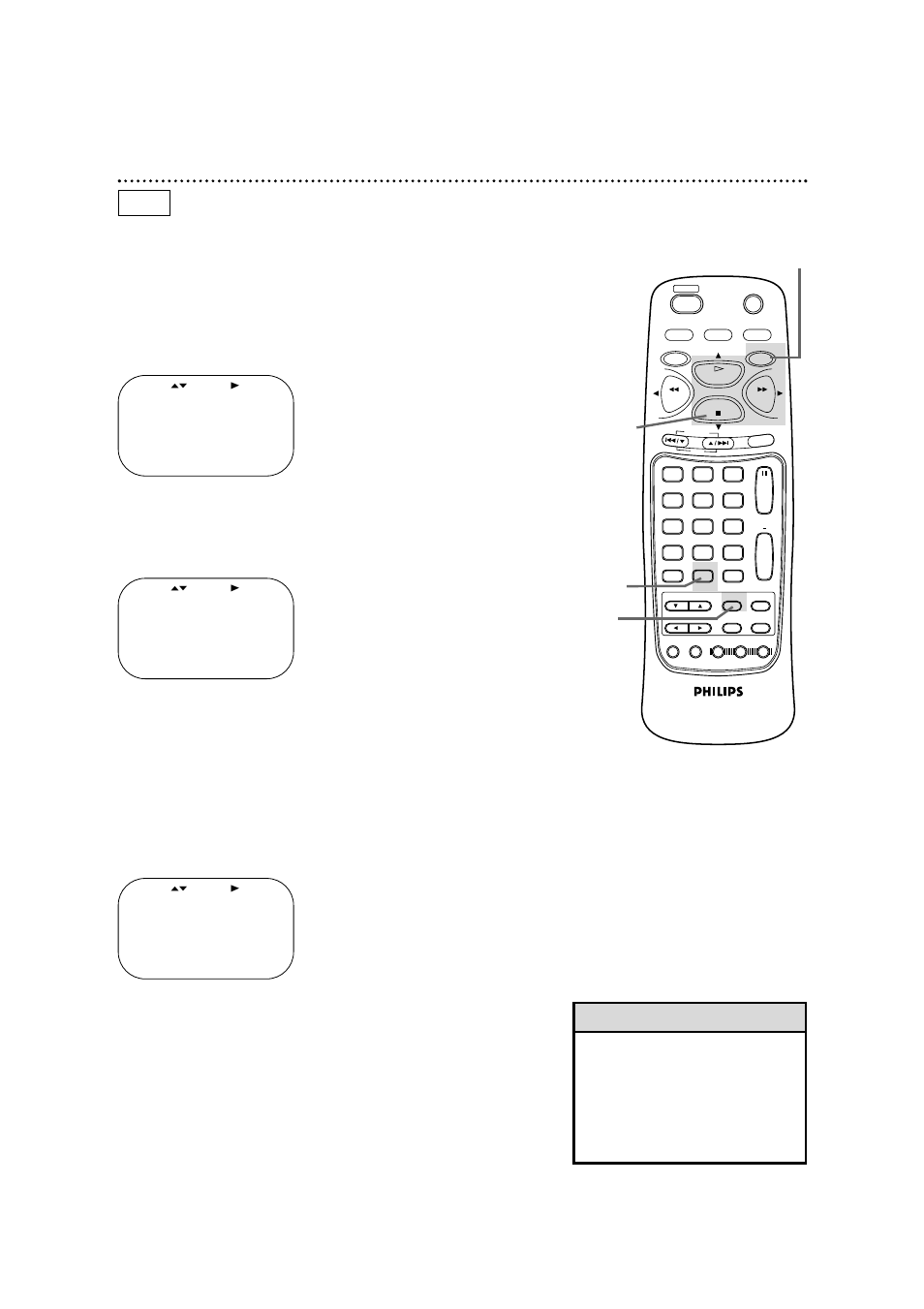 Repeat play (video cassette tapes) 41, Helpful hints | Philips DV900VHS User Manual | Page 41 / 84