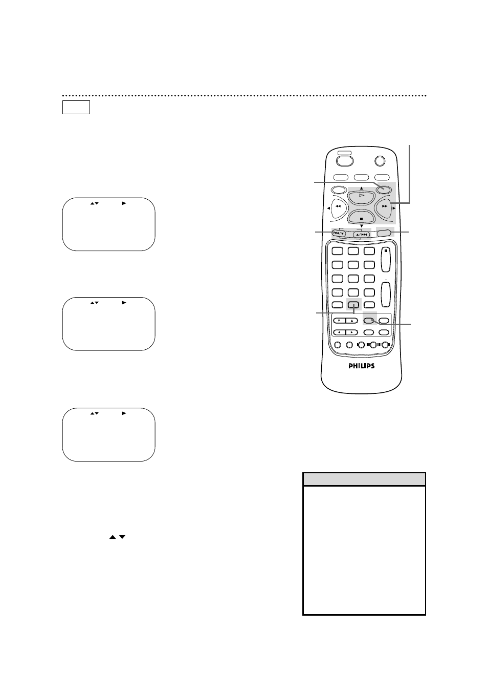 Helpful hints | Philips DV900VHS User Manual | Page 47 / 84