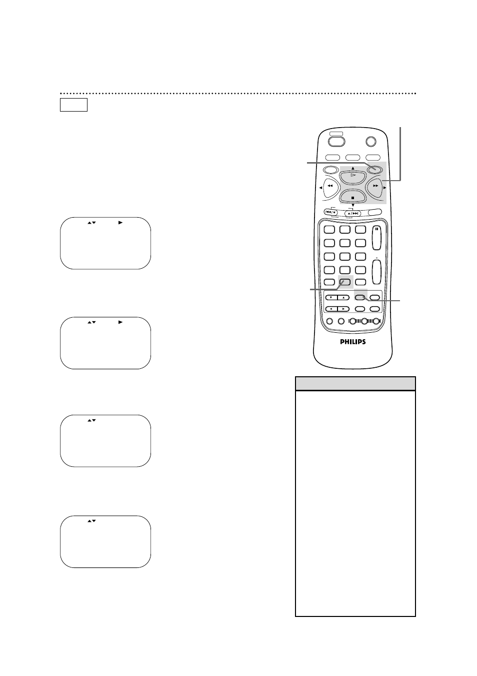 48 hi-fi stereo sound system, Helpful hints | Philips DV900VHS User Manual | Page 48 / 84