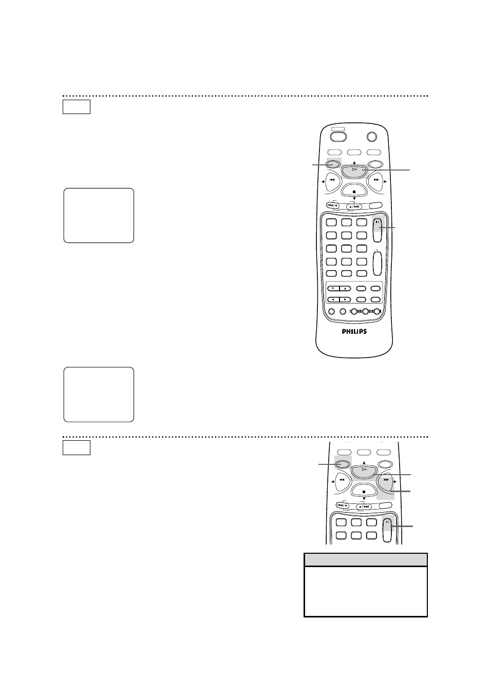 Step by step playback 53, Slow motion, Helpful hints dvd | Philips DV900VHS User Manual | Page 53 / 84