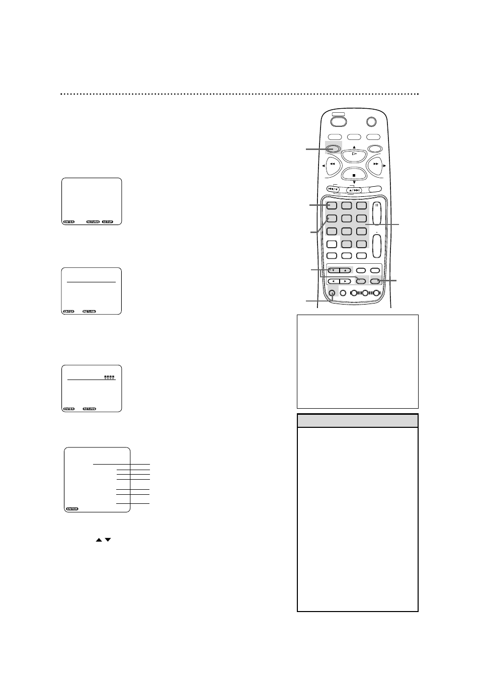 66 parental lock levels, Helpful hints | Philips DV900VHS User Manual | Page 66 / 84