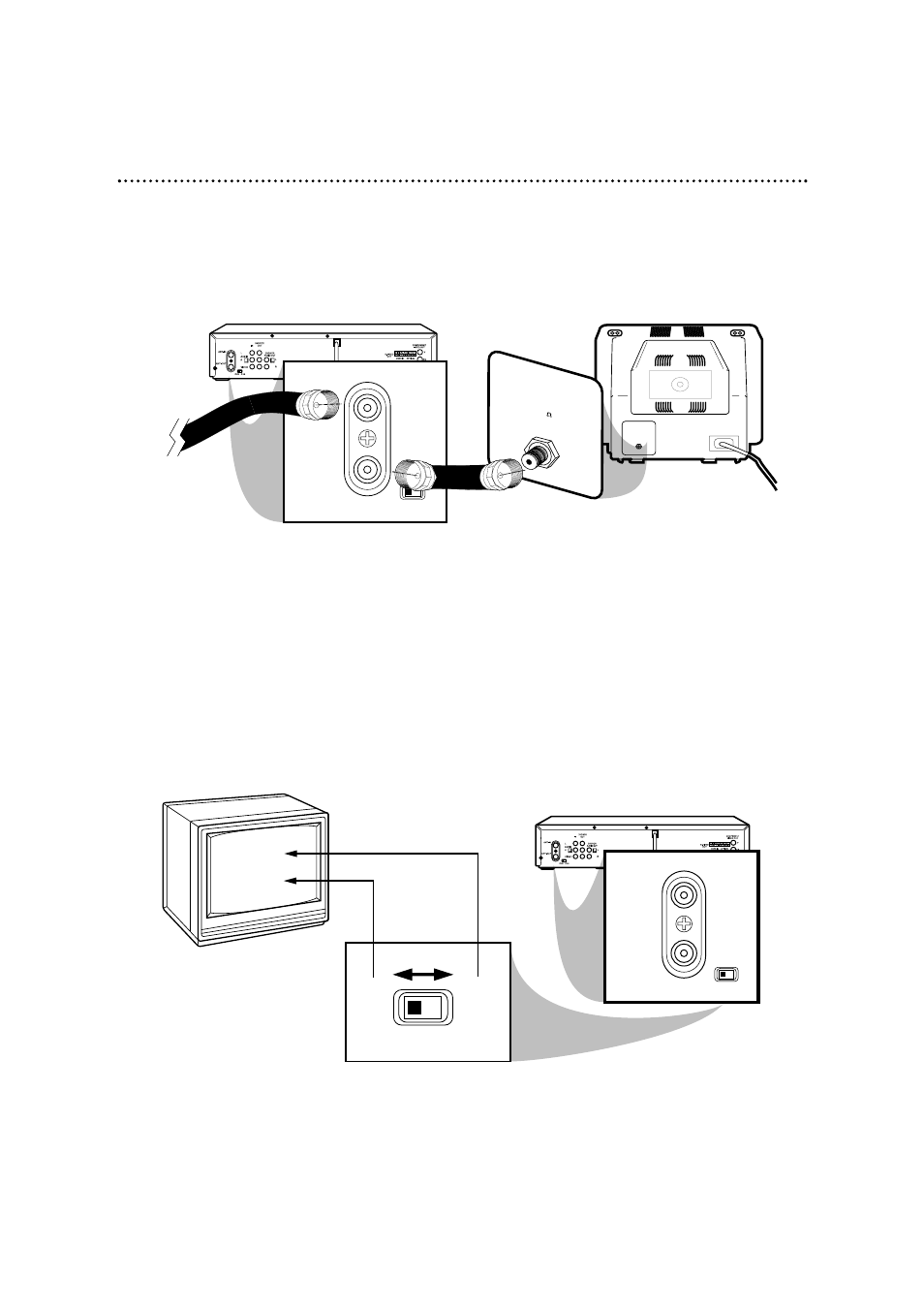 Ch3 ch4 | Philips DV900VHS User Manual | Page 9 / 84