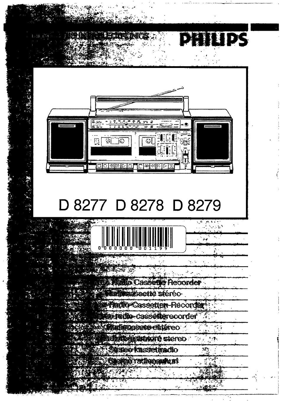 Philips D 8278 User Manual | 10 pages
