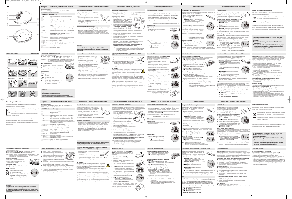 Open, Ope n | Philips AX2411 User Manual | Page 2 / 2