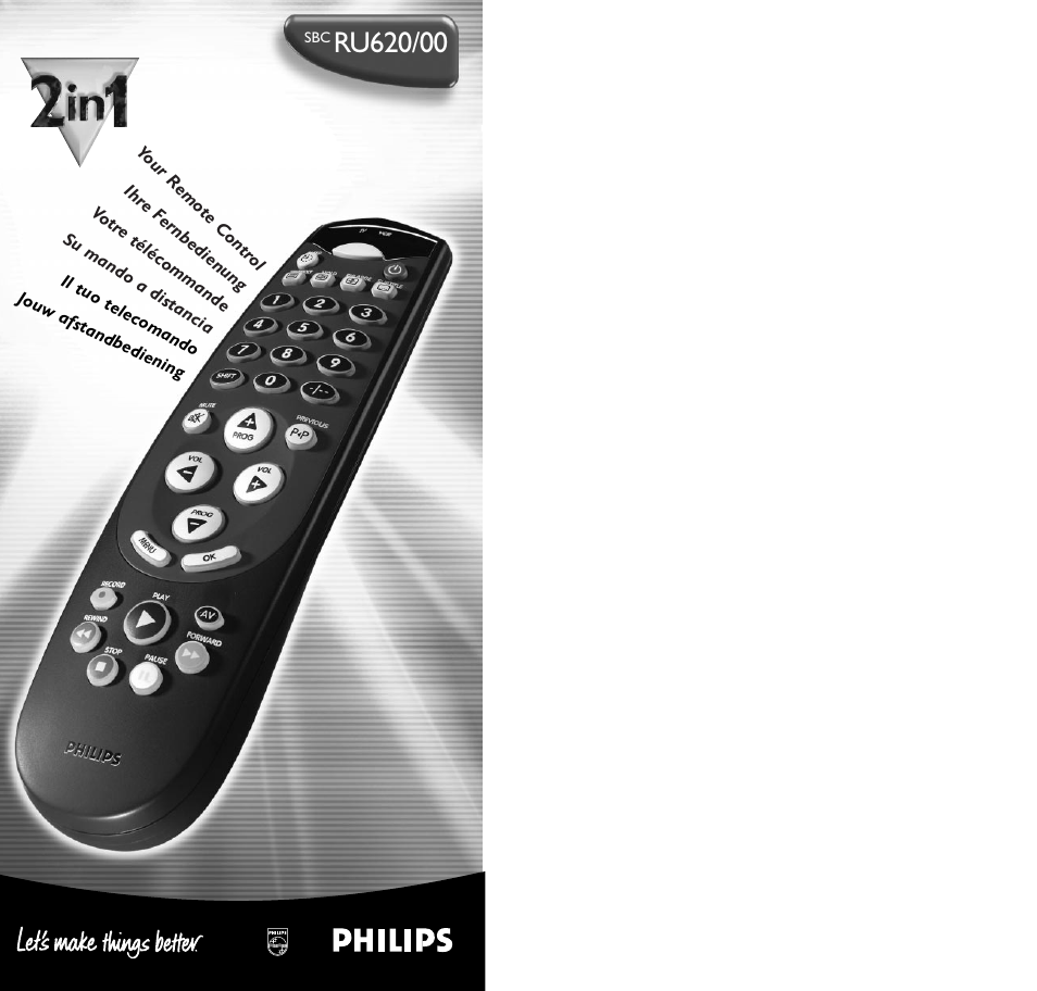 Philips RU620/00 User Manual | 25 pages