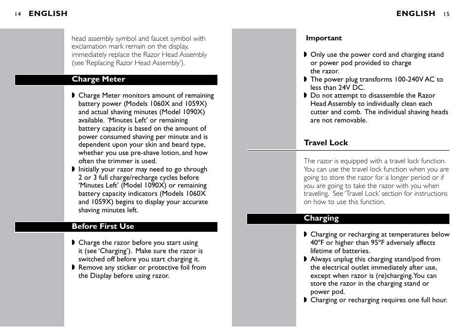 Philips 1060X User Manual | Page 8 / 16