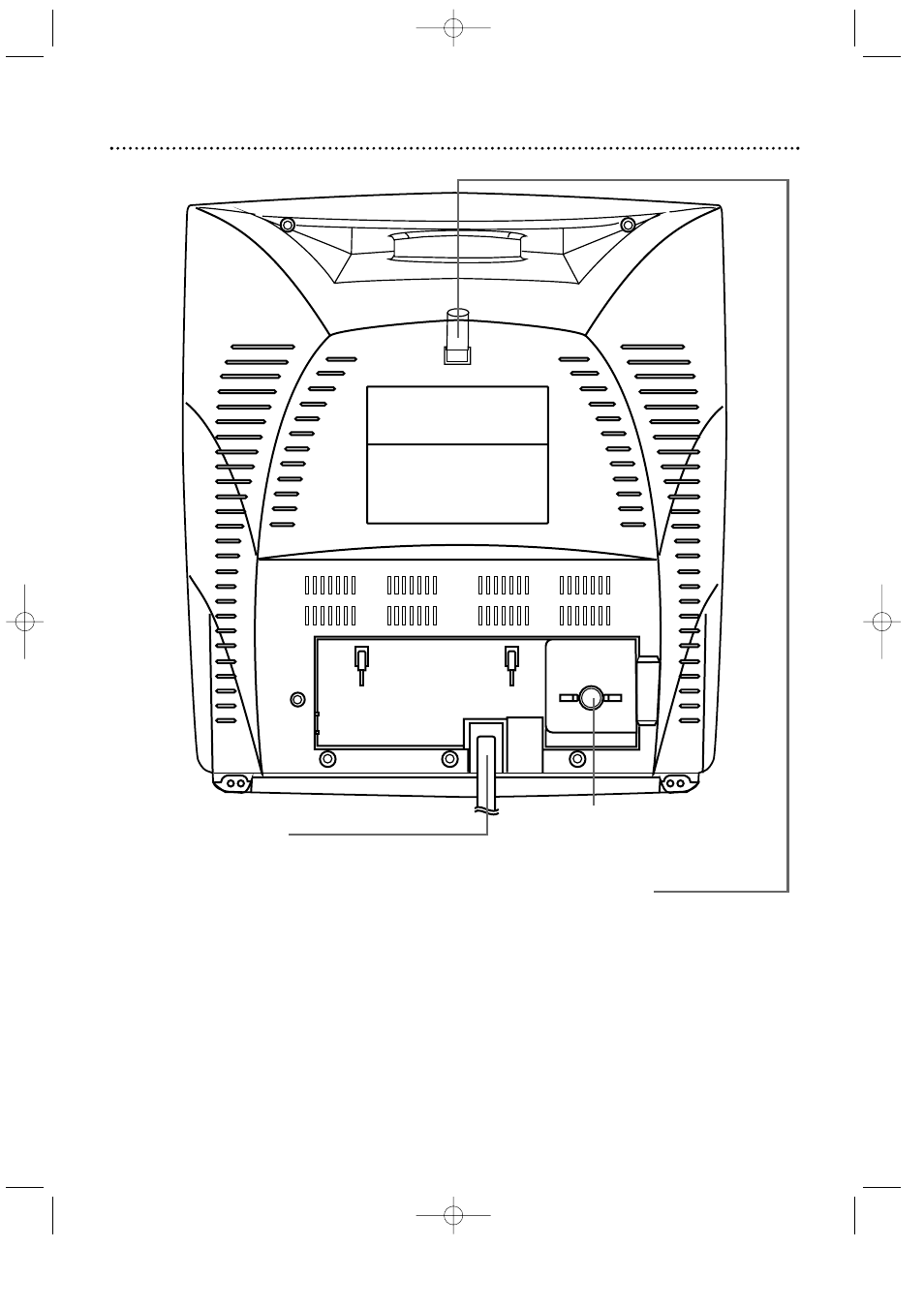 Rear panel 21 | Philips MC132DMG User Manual | Page 21 / 60