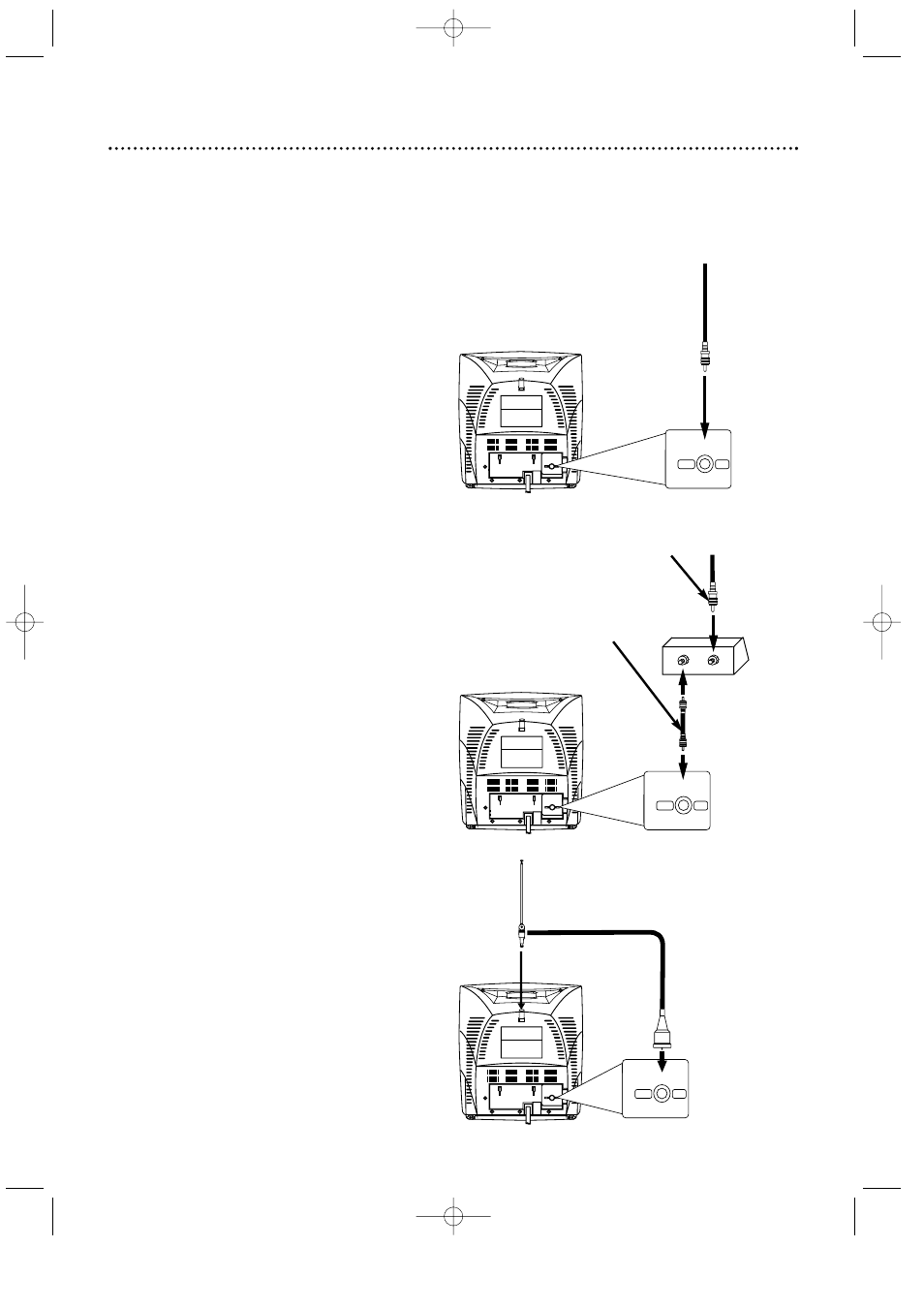 6 hooking up the tv/vcr | Philips MC132DMG User Manual | Page 6 / 60