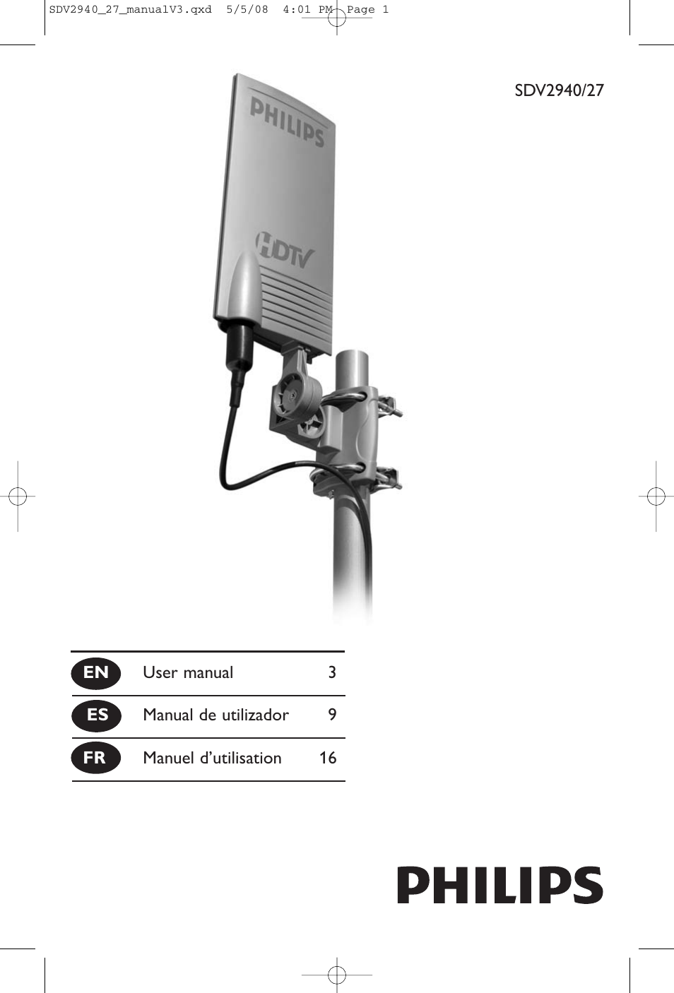 Philips SDV2927 User Manual | 24 pages