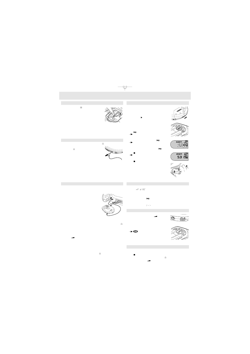 Vol. op en | Philips AX5100/00 User Manual | Page 4 / 6