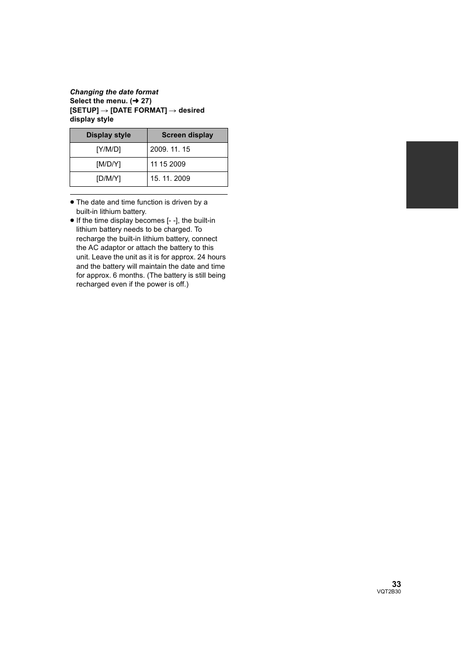 L 33) | Philips AVCHD HDC-TM20 User Manual | Page 33 / 148