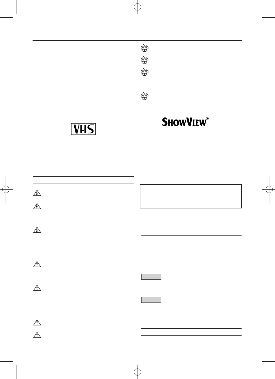 Operating instructions | Philips 21PV358 User Manual | Page 2 / 20