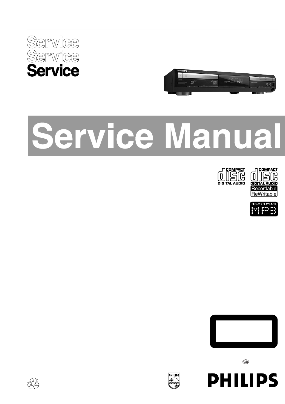 Philips CDR796 User Manual | 52 pages