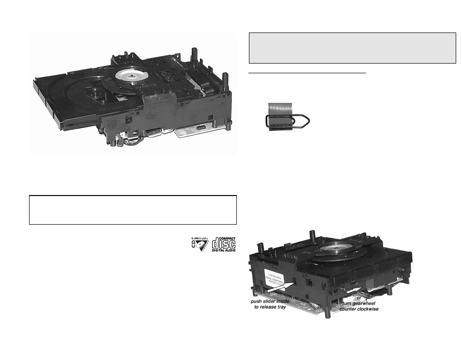 Universal loader (single disc tray loader), Service hints, 1 to 8-6 | Universal loader, Single disc tray loader) | Philips CDR796 User Manual | Page 39 / 52