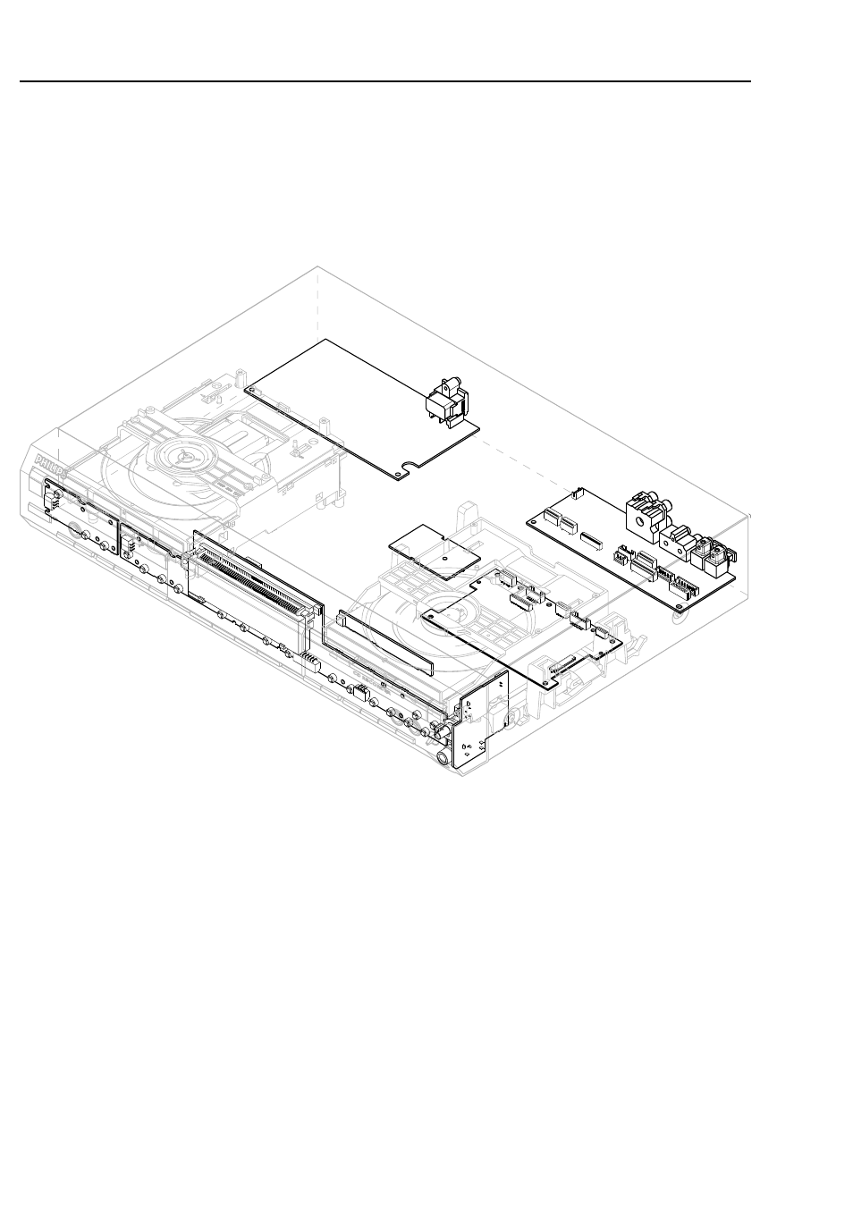 Location of printed boards | Philips CDR796 User Manual | Page 4 / 52