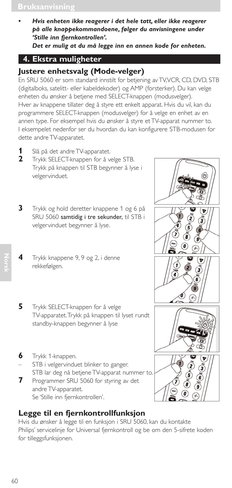 Philips SRU 5086 User Manual | Page 60 / 104