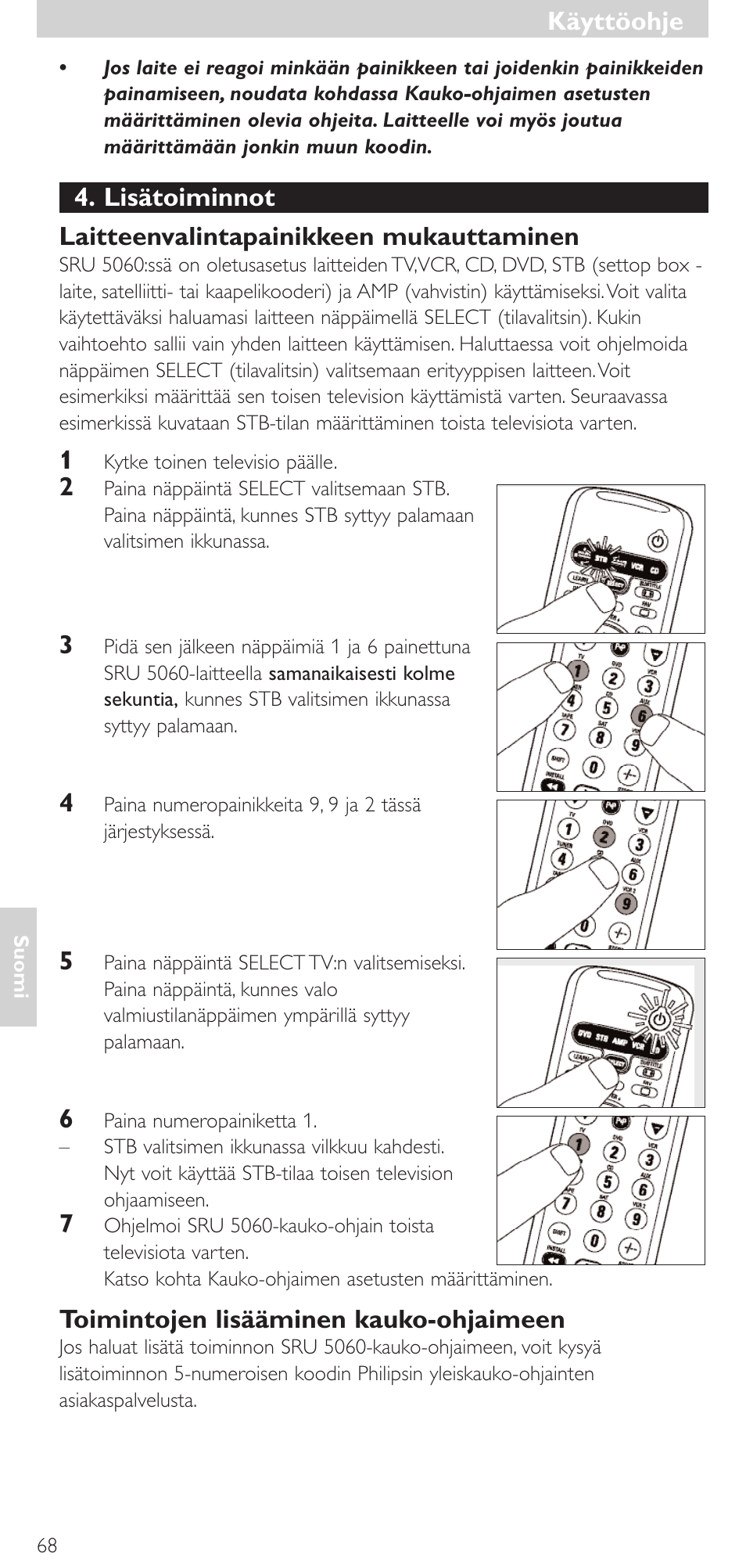 Philips SRU 5086 User Manual | Page 68 / 104