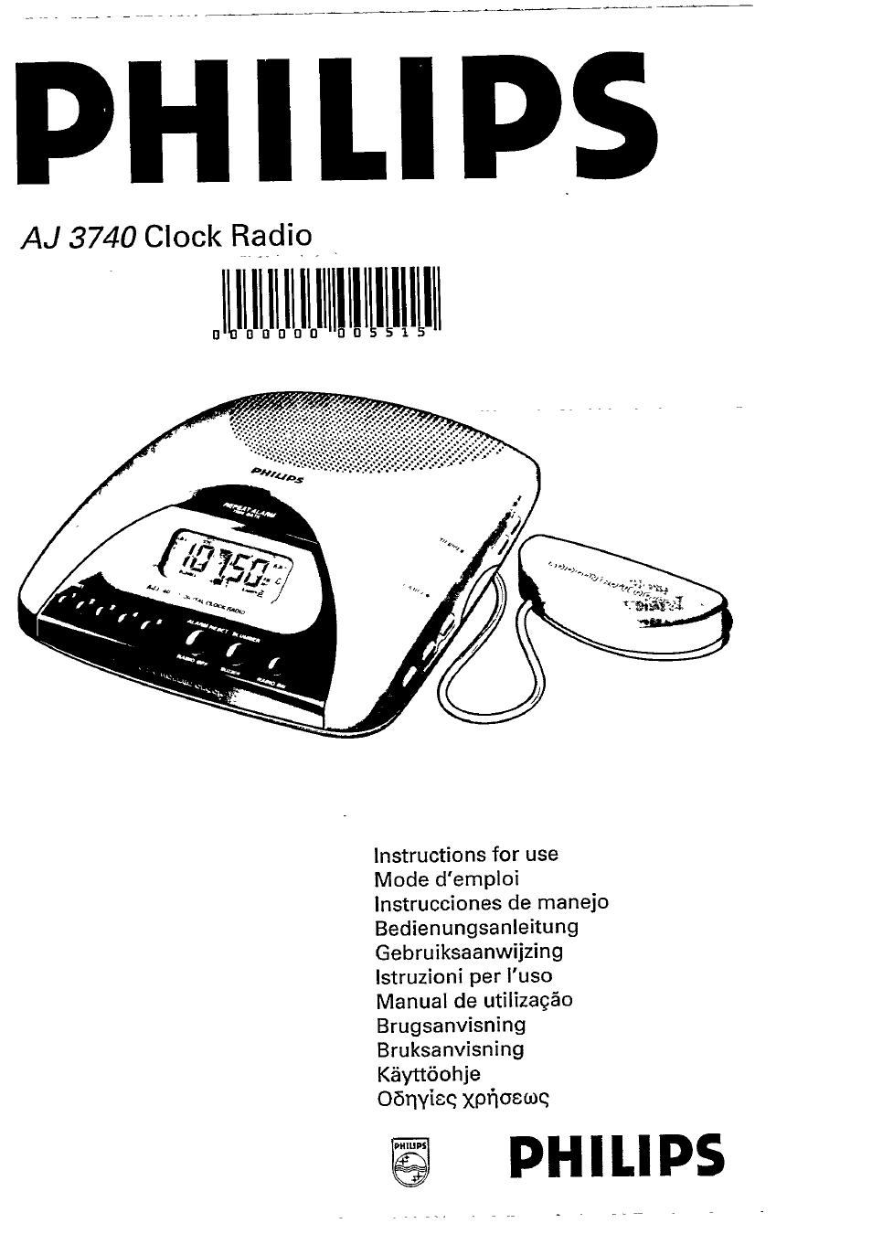 Philips AJ3740 User Manual | 14 pages