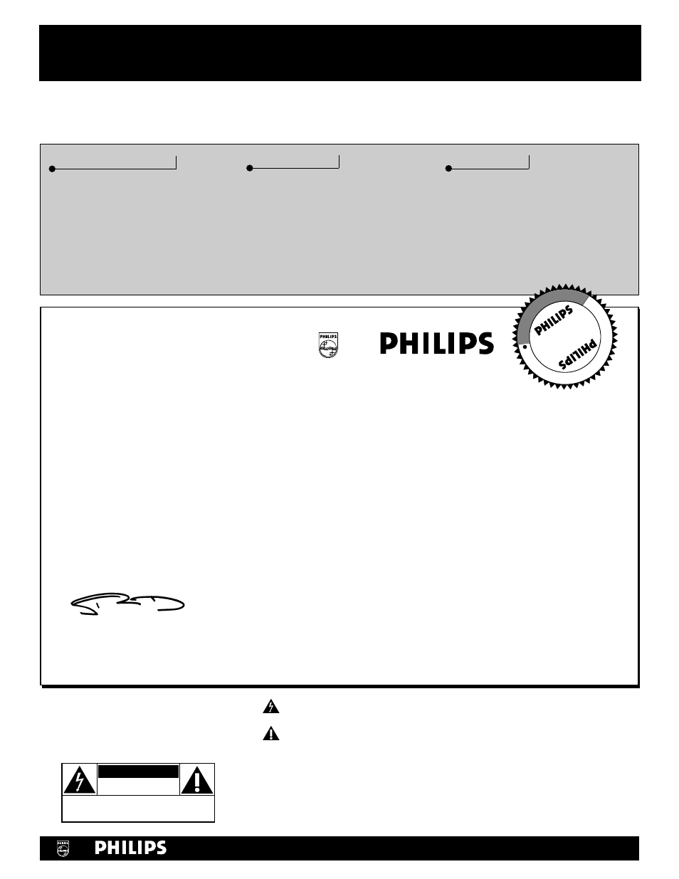 Safety, Warranty verification, Owner confirmation | Model registration, Hurry, Know these, Symbols | Philips DSX 5350 User Manual | Page 2 / 48