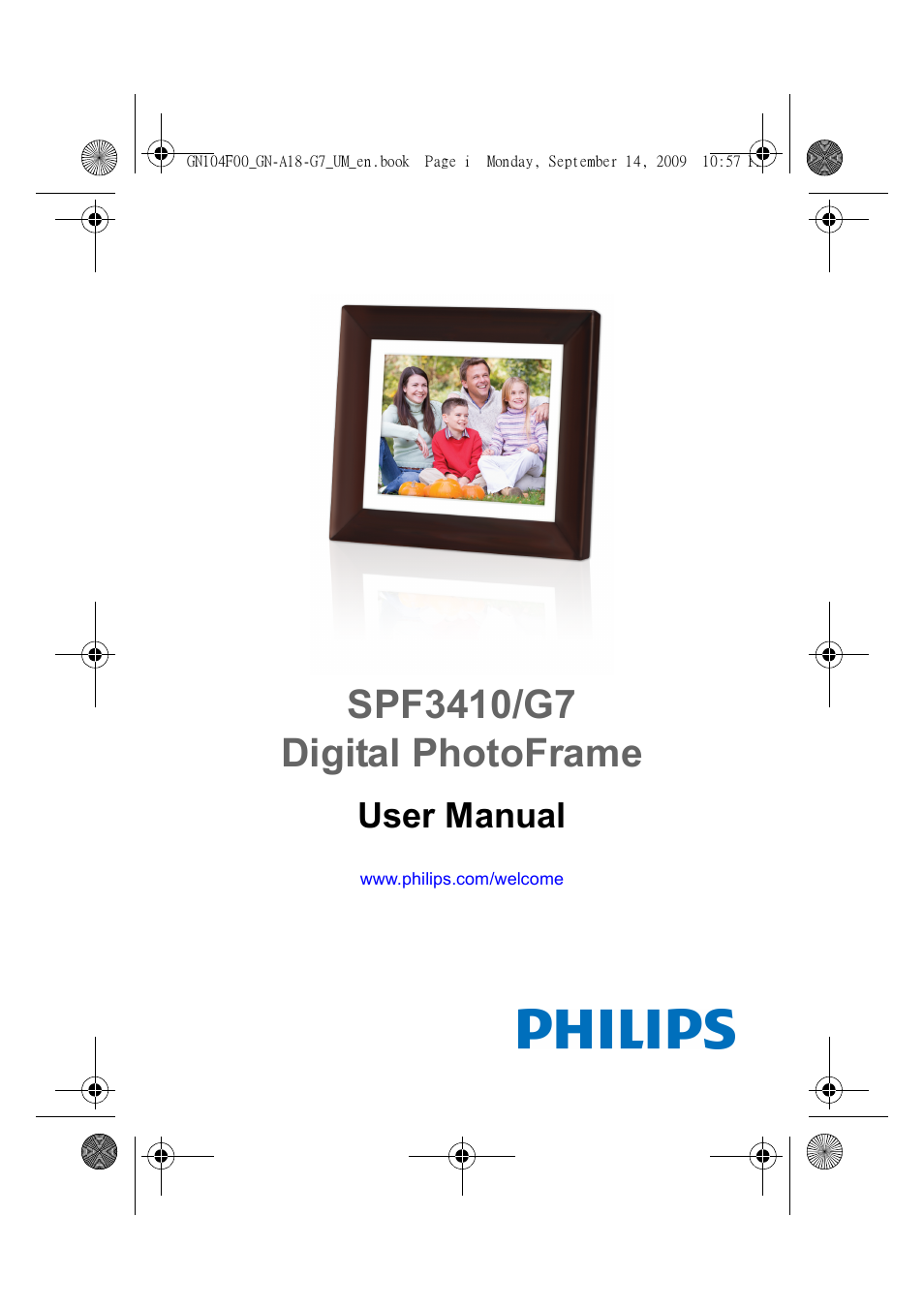 Philips SPF3410/G7 User Manual | 44 pages