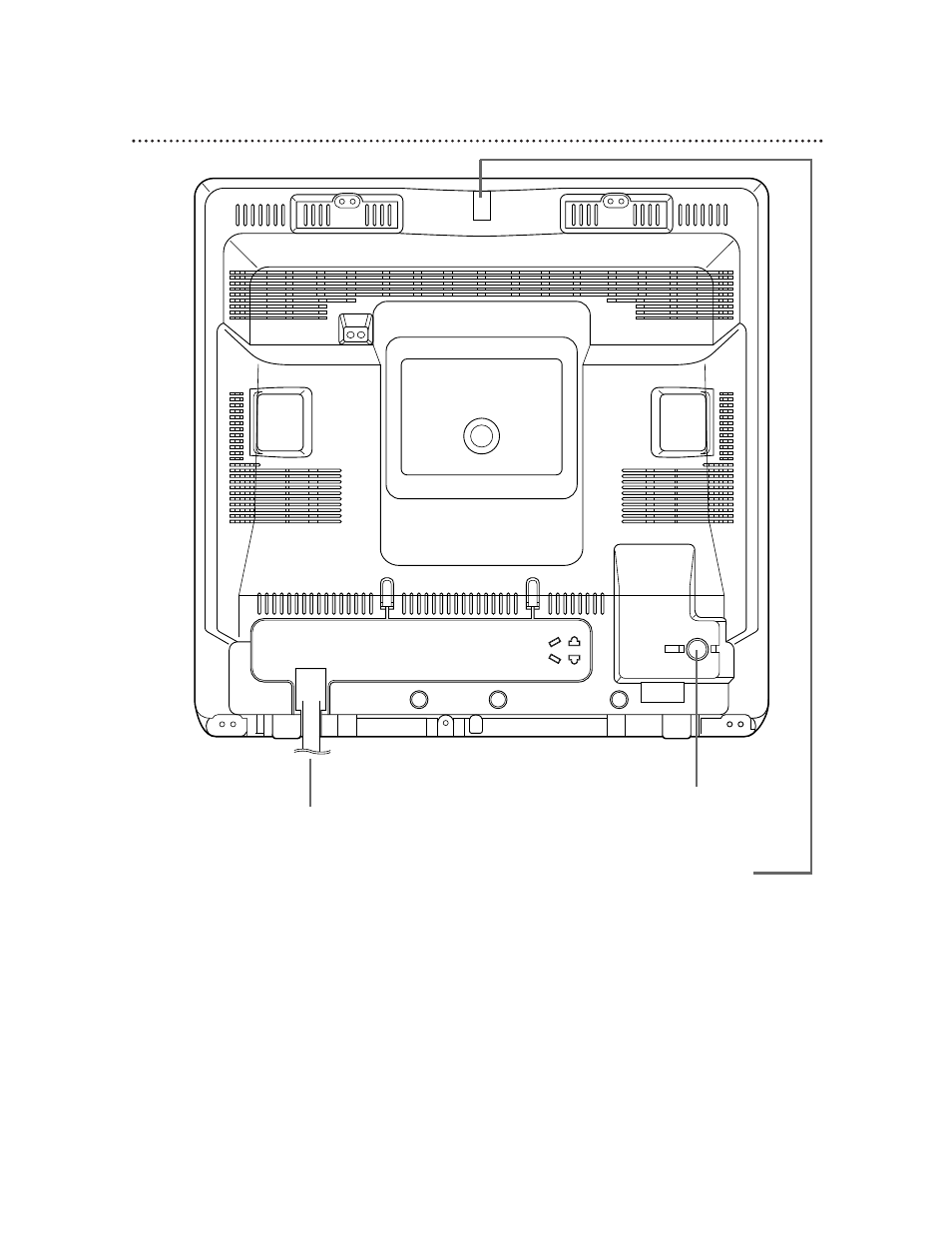 Rear panel 21 | Philips CCC 130AT User Manual | Page 21 / 60