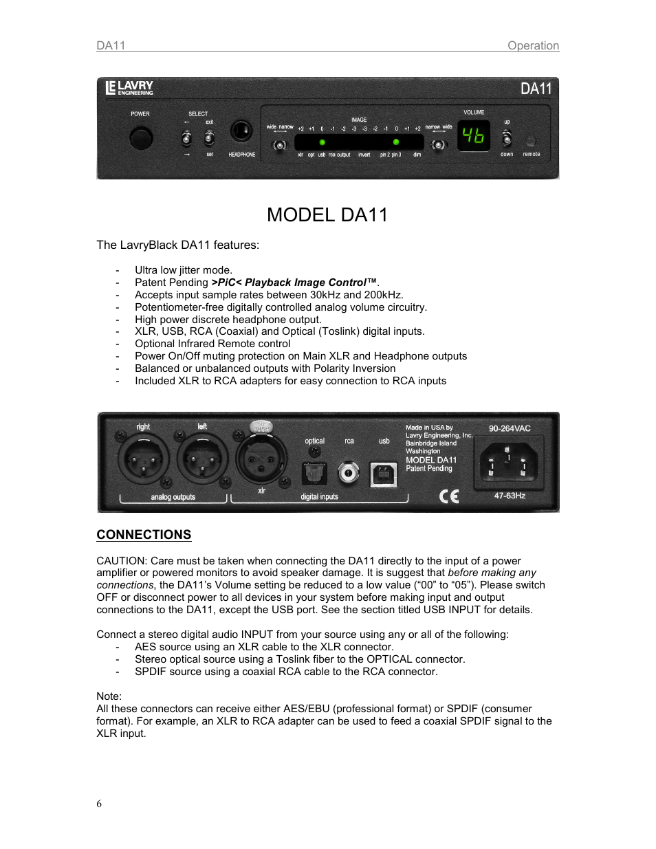 Model da11 | Philips DA1102 User Manual | Page 10 / 21