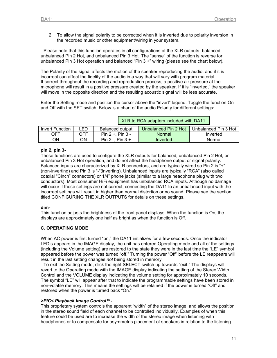 Philips DA1102 User Manual | Page 15 / 21