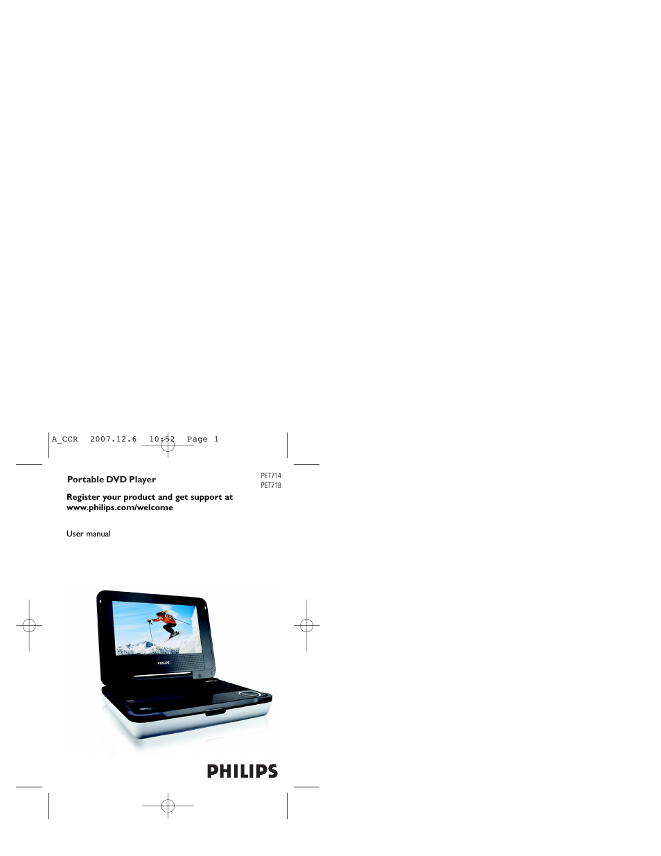 Philips PET718/05 User Manual | 32 pages