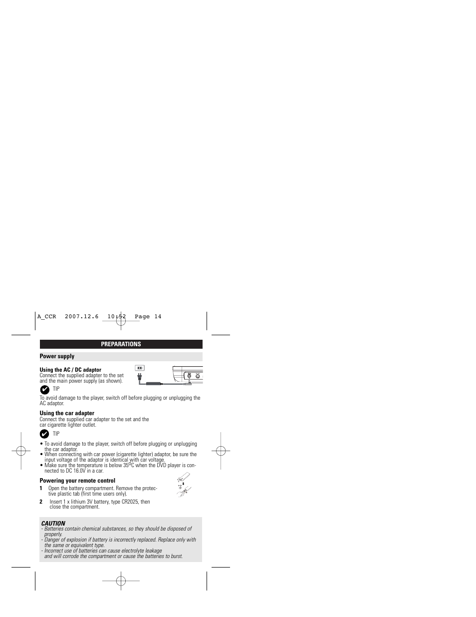 Philips PET718/05 User Manual | Page 14 / 32