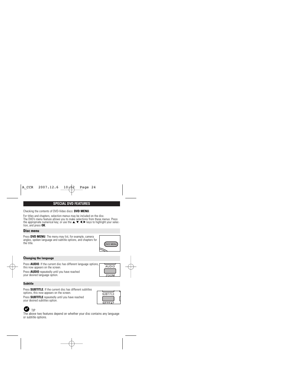 Philips PET718/05 User Manual | Page 24 / 32