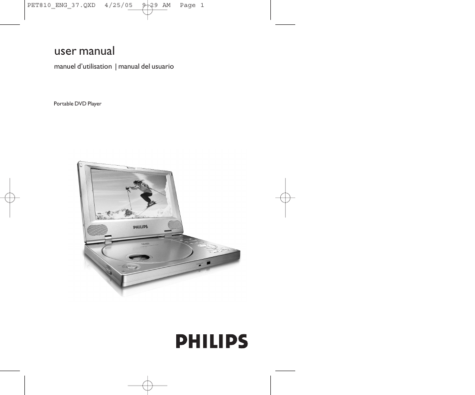 Philips PET810/37B User Manual | 30 pages