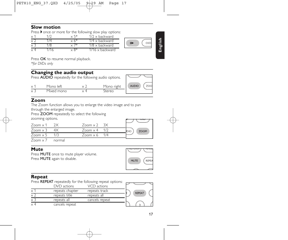 Philips PET810/37B User Manual | Page 21 / 30