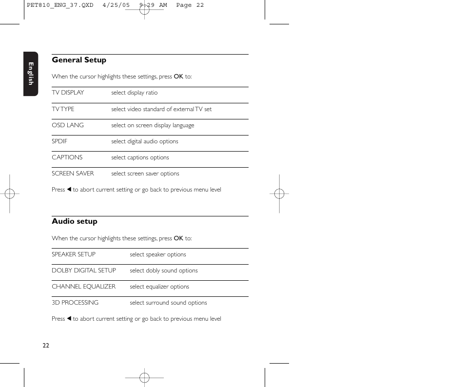 Philips PET810/37B User Manual | Page 26 / 30