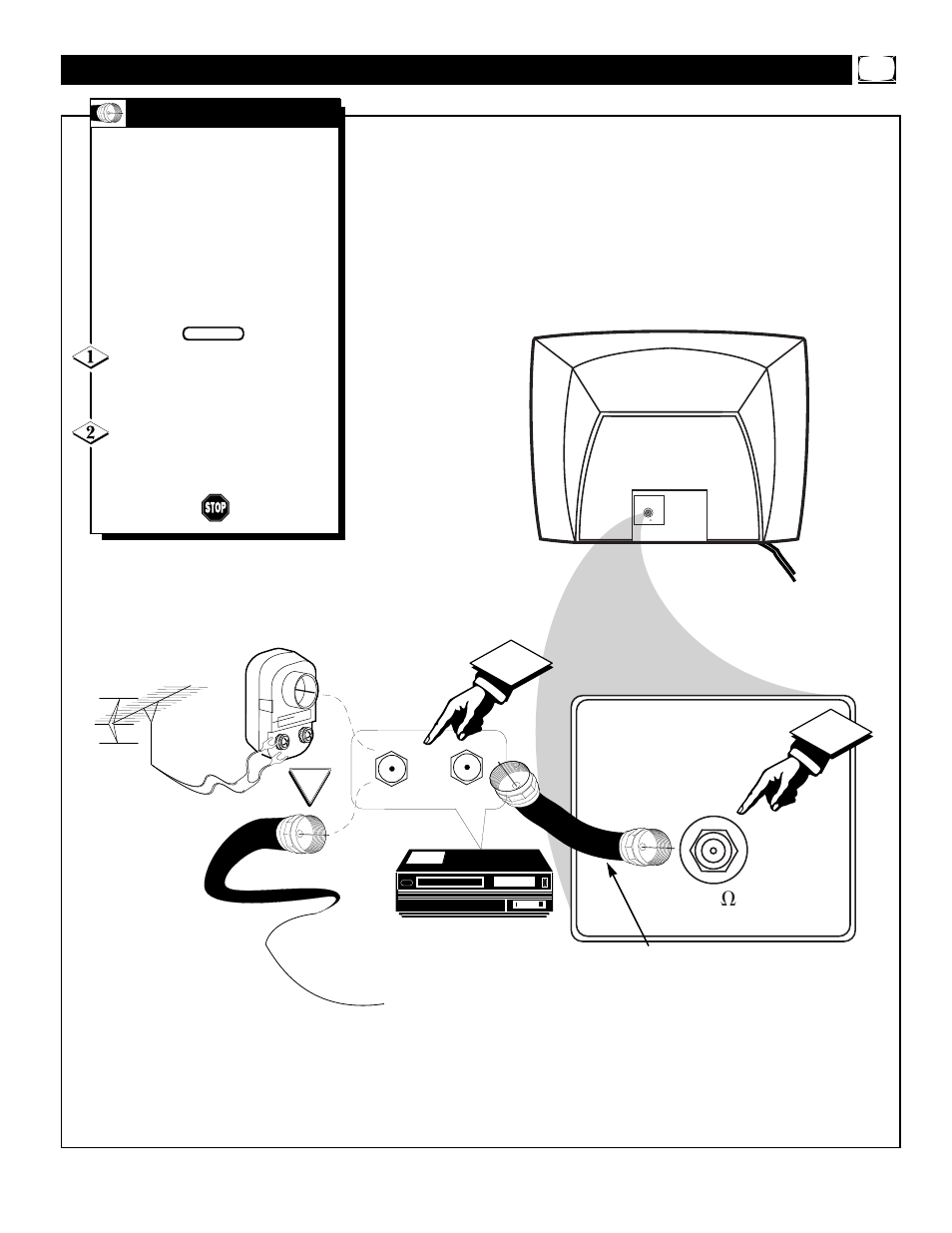 Tv (b, Vcr c | Philips MAGNAVOX PS1946C1 User Manual | Page 7 / 32