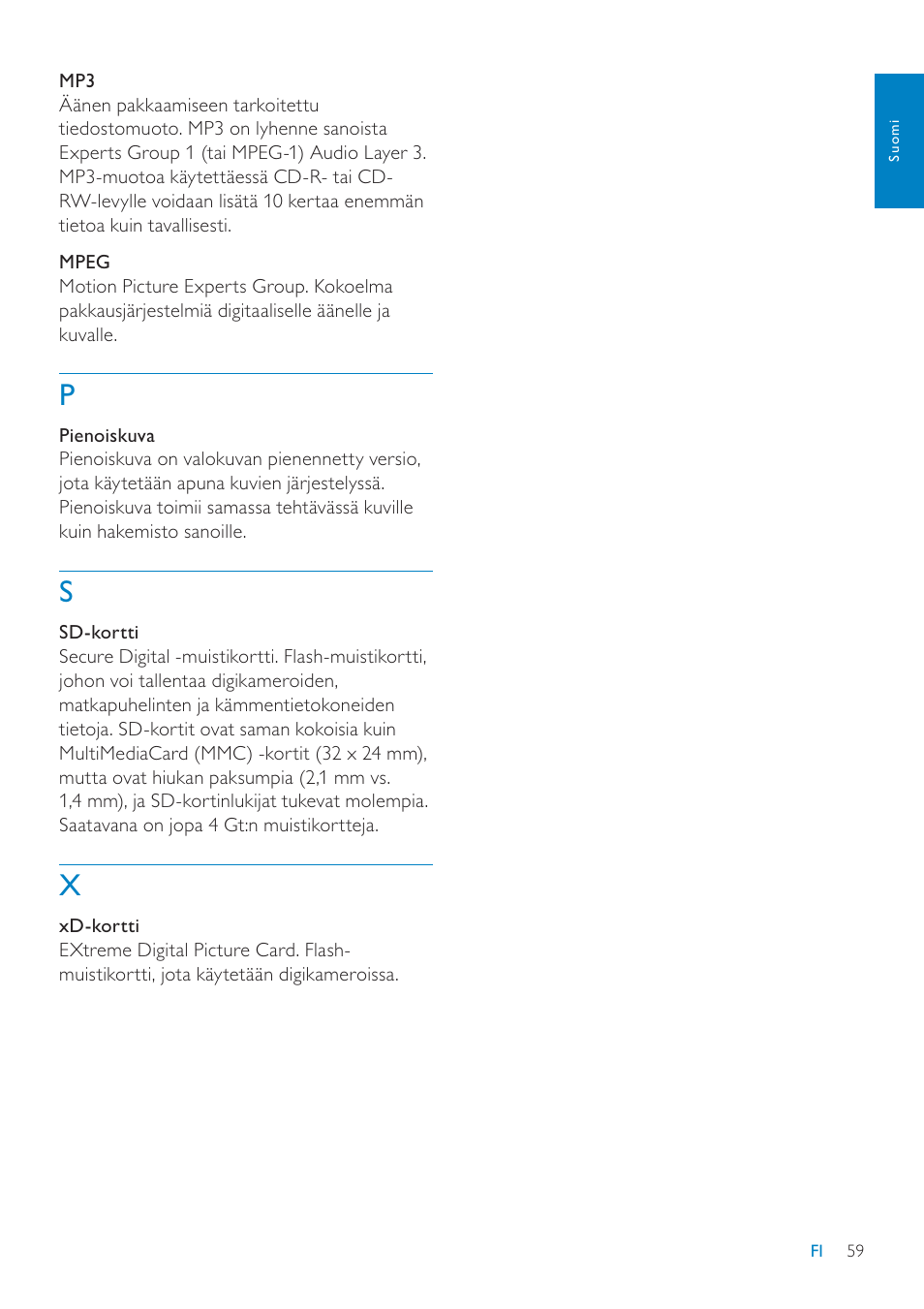 Philips SPF7208 User Manual | Page 59 / 60