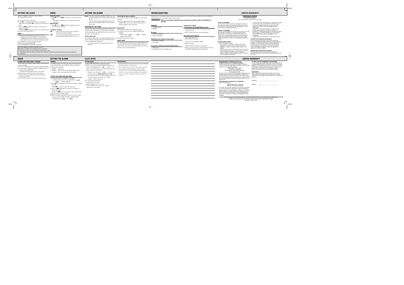 Philips MG-C205/17 User Manual | Page 2 / 2