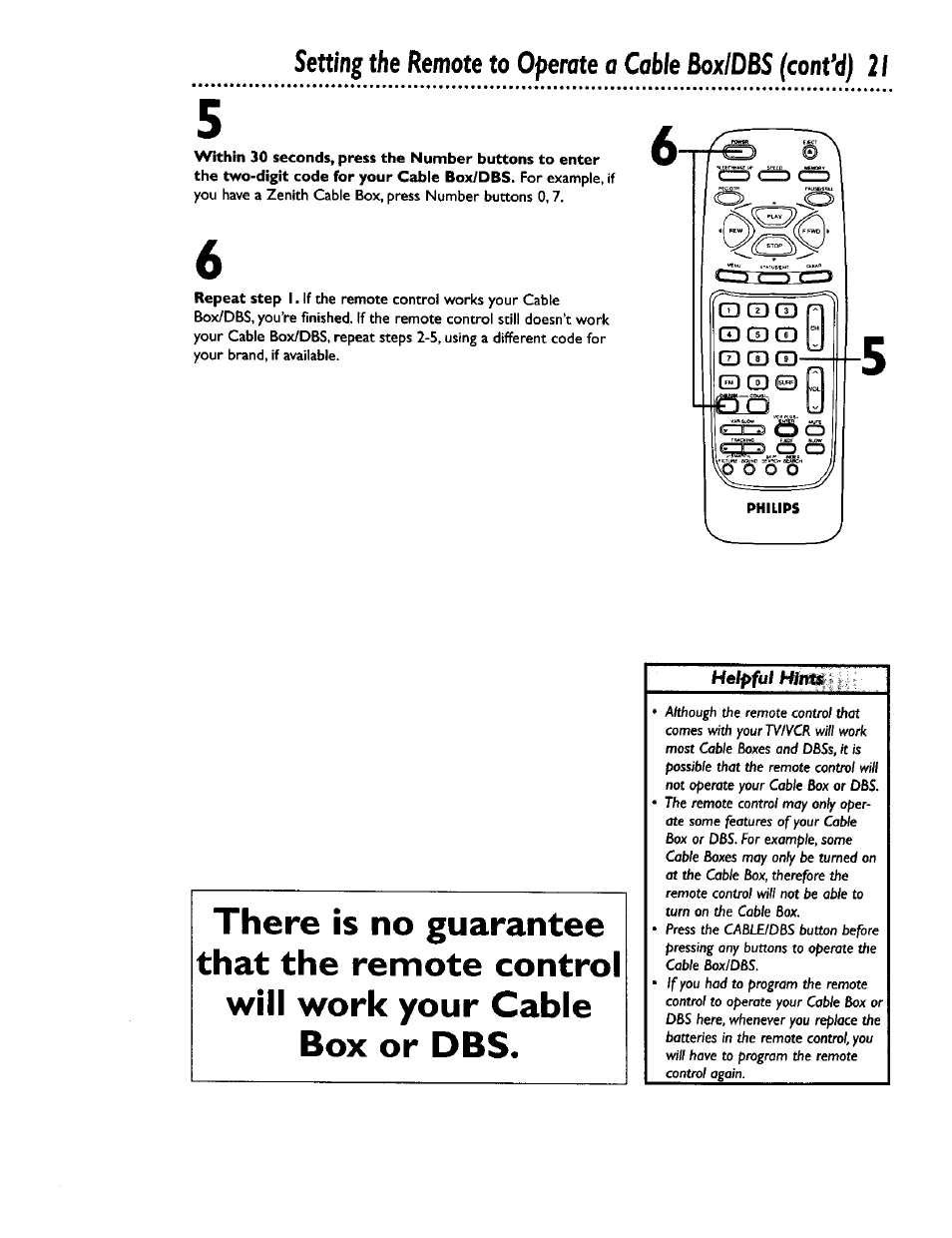 Philips CCB 134AT User Manual | Page 21 / 68
