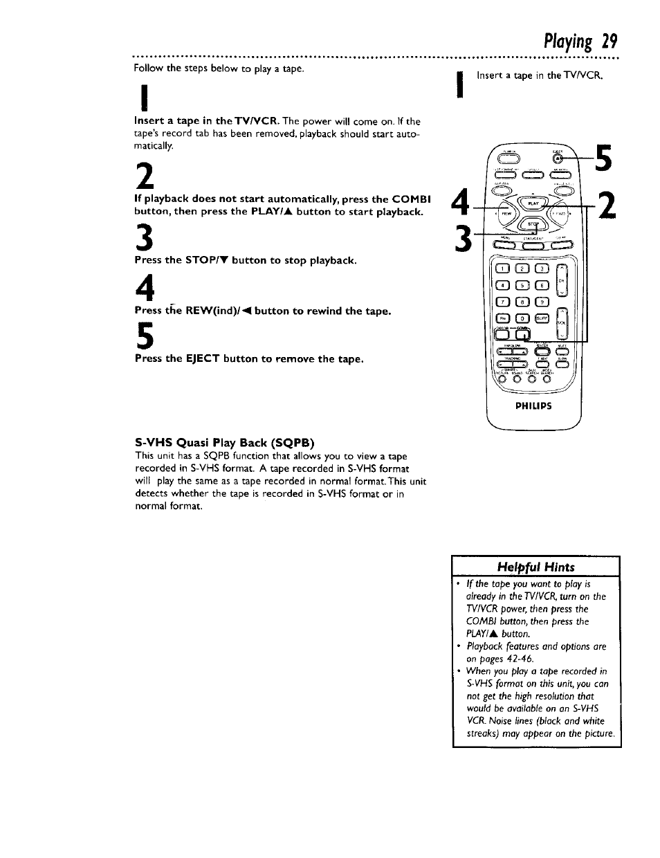 Playing 29 | Philips CCB 134AT User Manual | Page 29 / 68