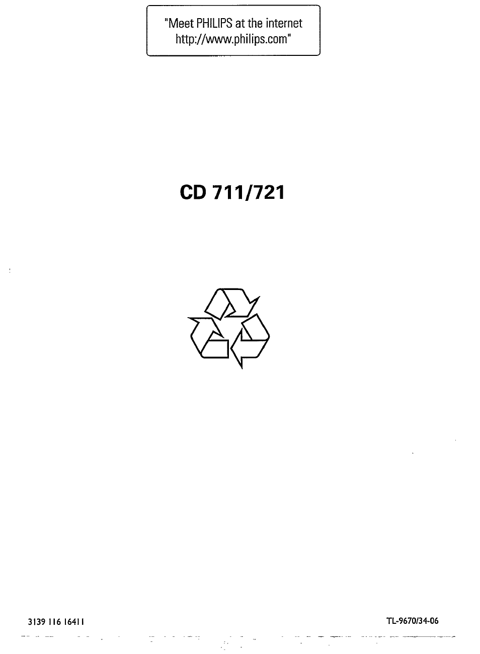 Philips CD 721 User Manual | Page 14 / 14