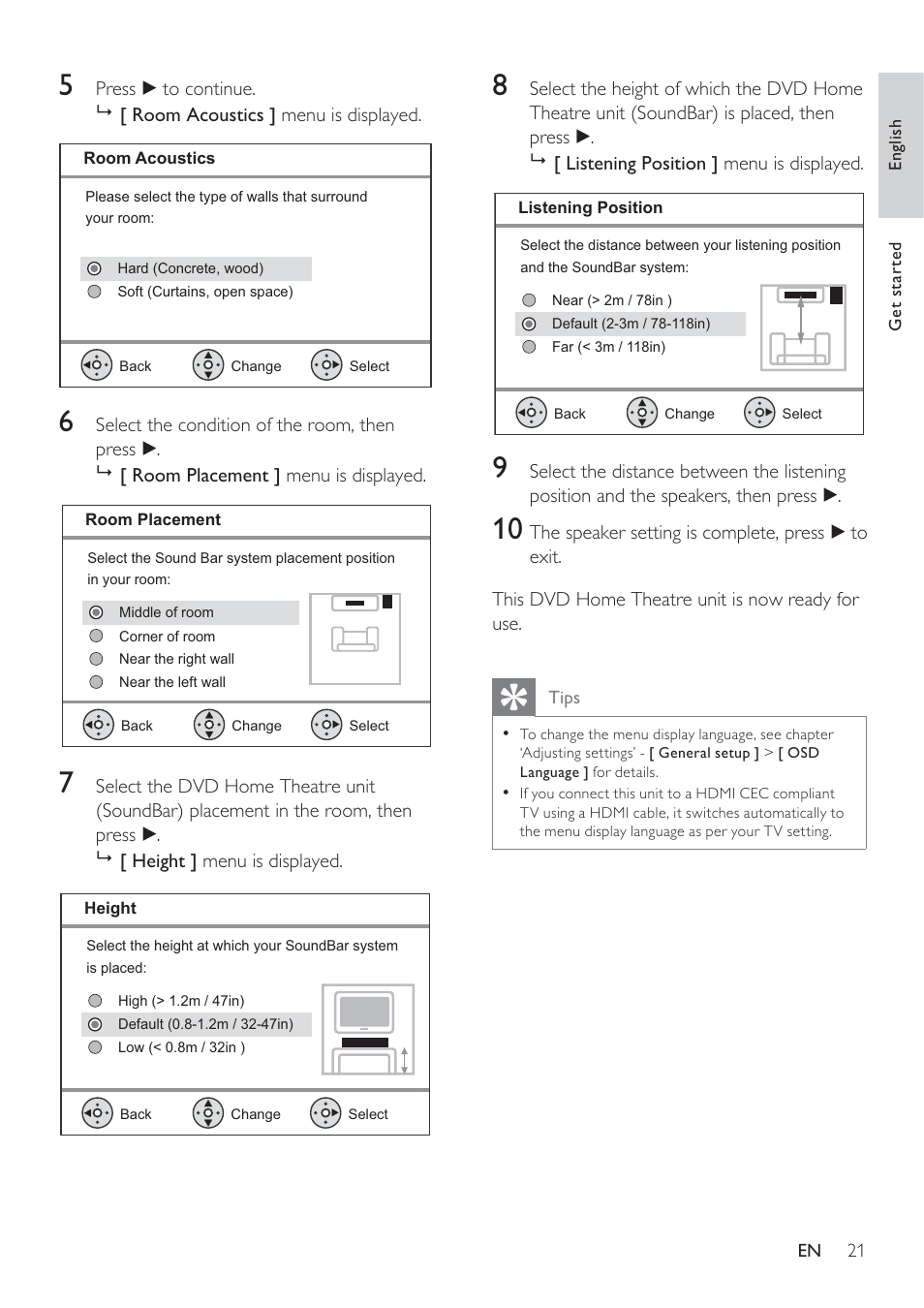 Philips HTS8141/12 User Manual | Page 21 / 51