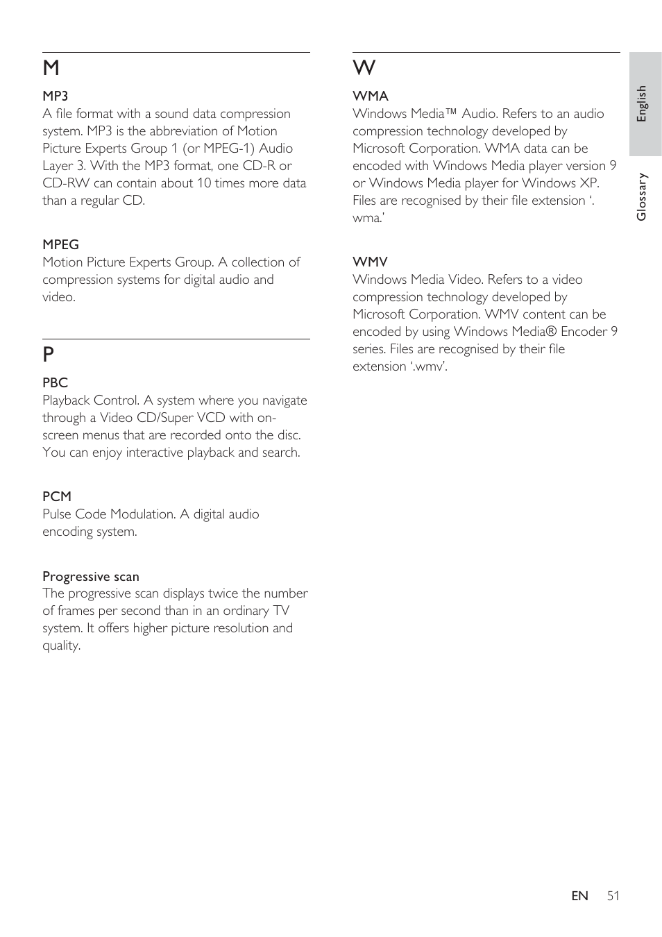 Philips HTS8141/12 User Manual | Page 51 / 51