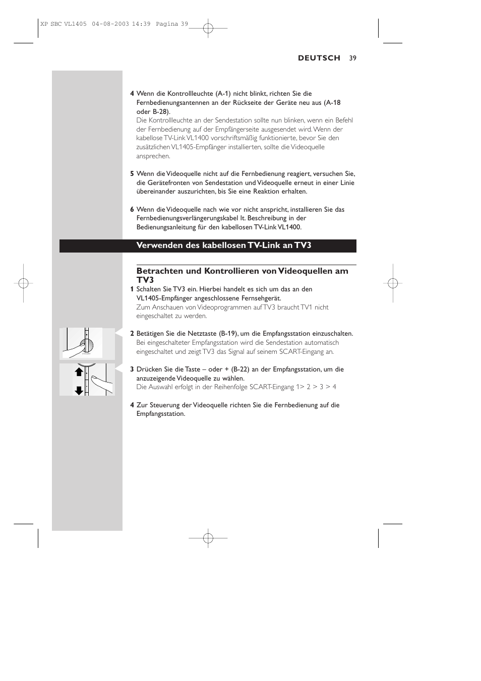 Philips VL1405 User Manual | Page 39 / 124