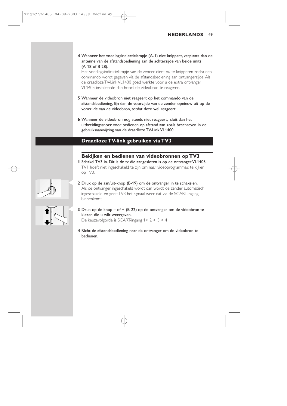 Philips VL1405 User Manual | Page 49 / 124