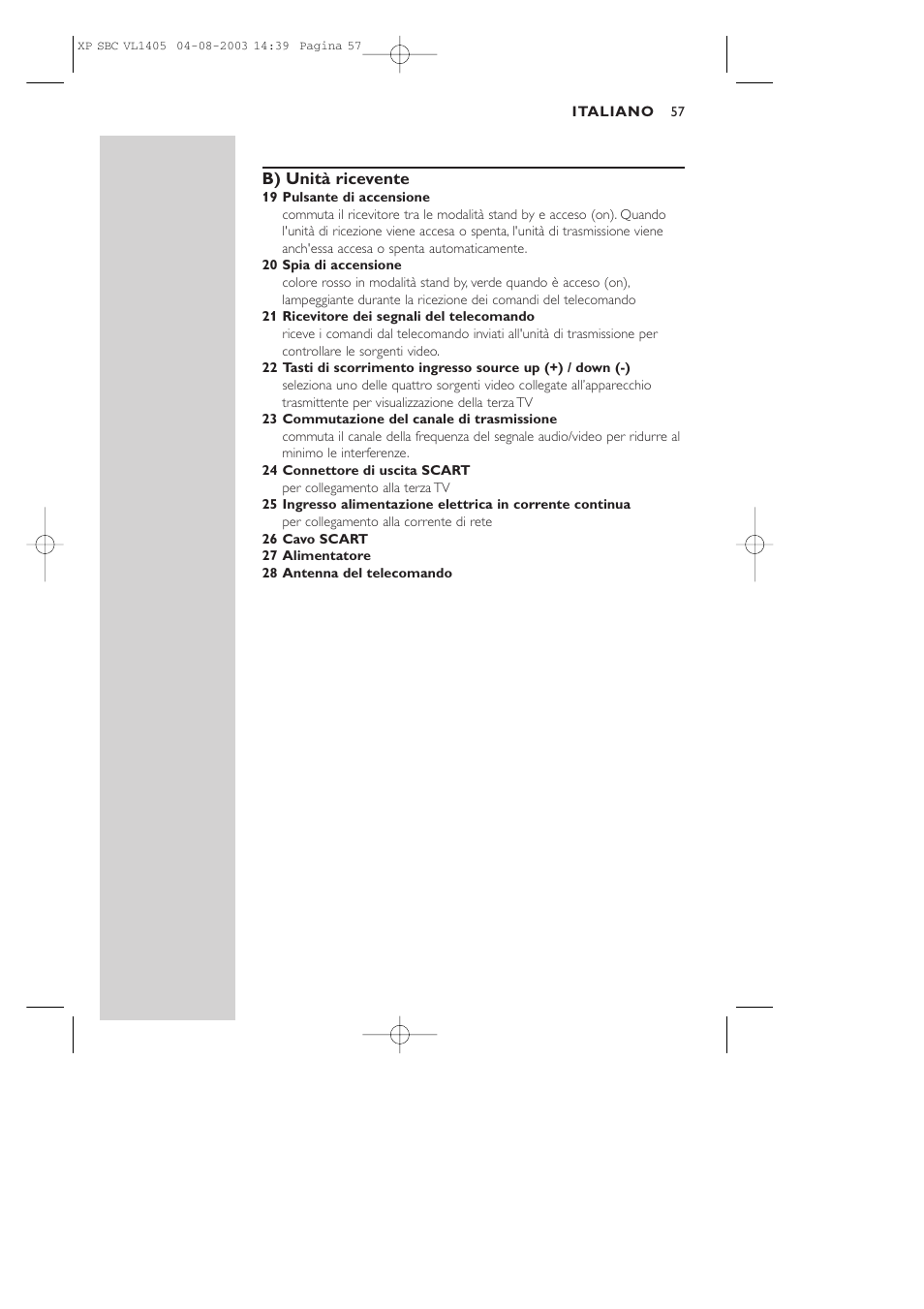 Philips VL1405 User Manual | Page 57 / 124