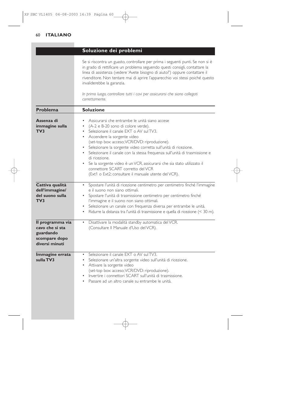 Philips VL1405 User Manual | Page 60 / 124