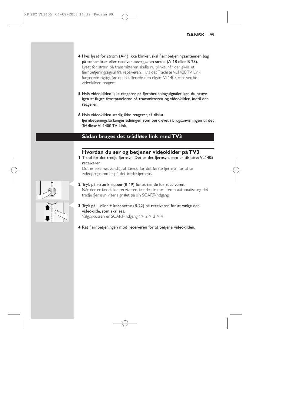 Philips VL1405 User Manual | Page 99 / 124