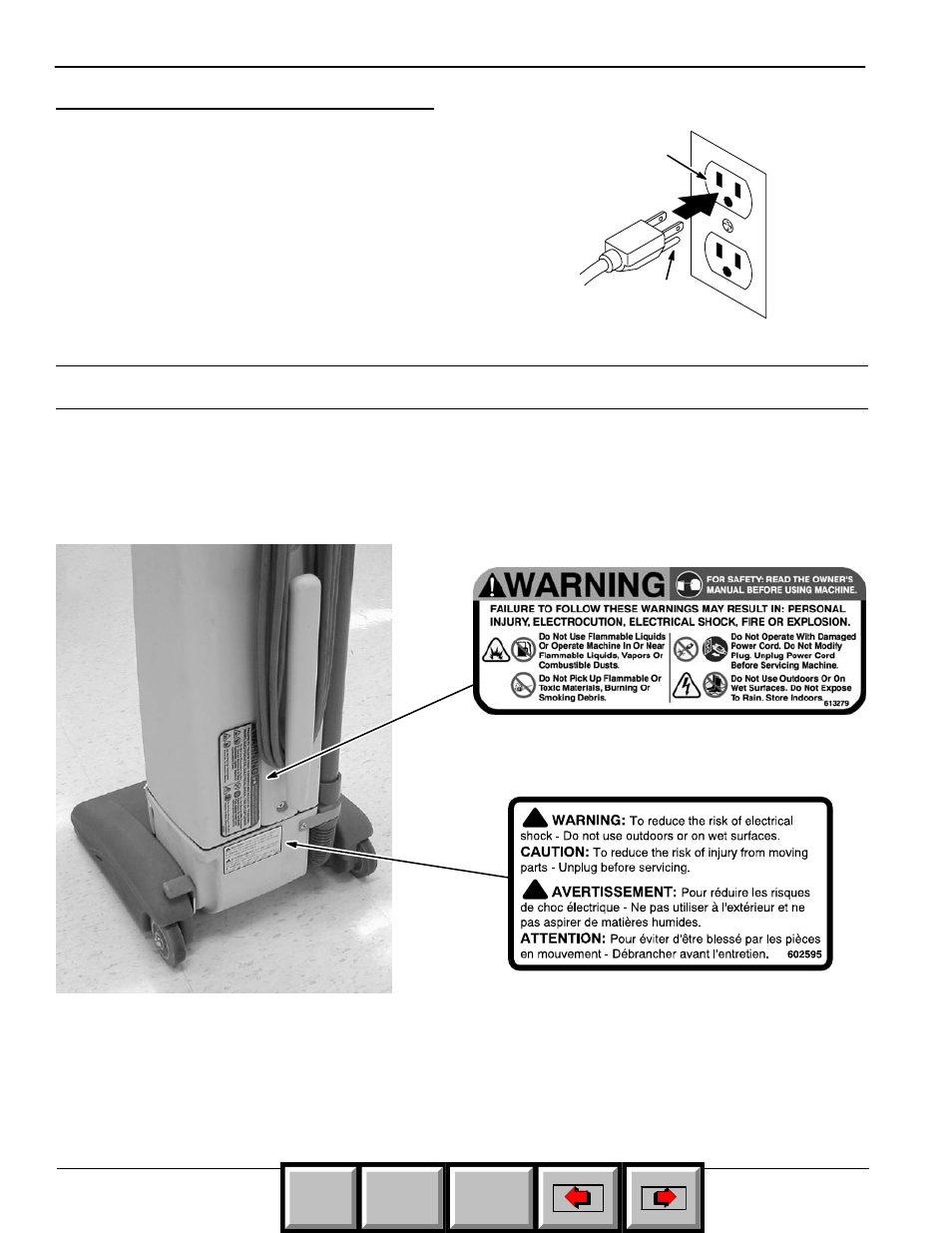 Warning labels, Operation, Home find... go to | Philips 608669 User Manual | Page 4 / 32