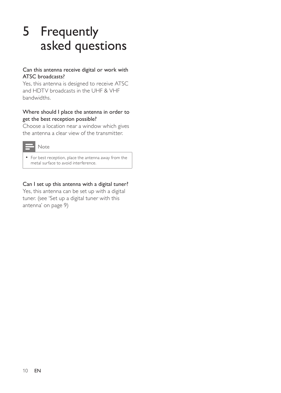 5 frequently asked questions | Philips SDV5122/27 User Manual | Page 10 / 14
