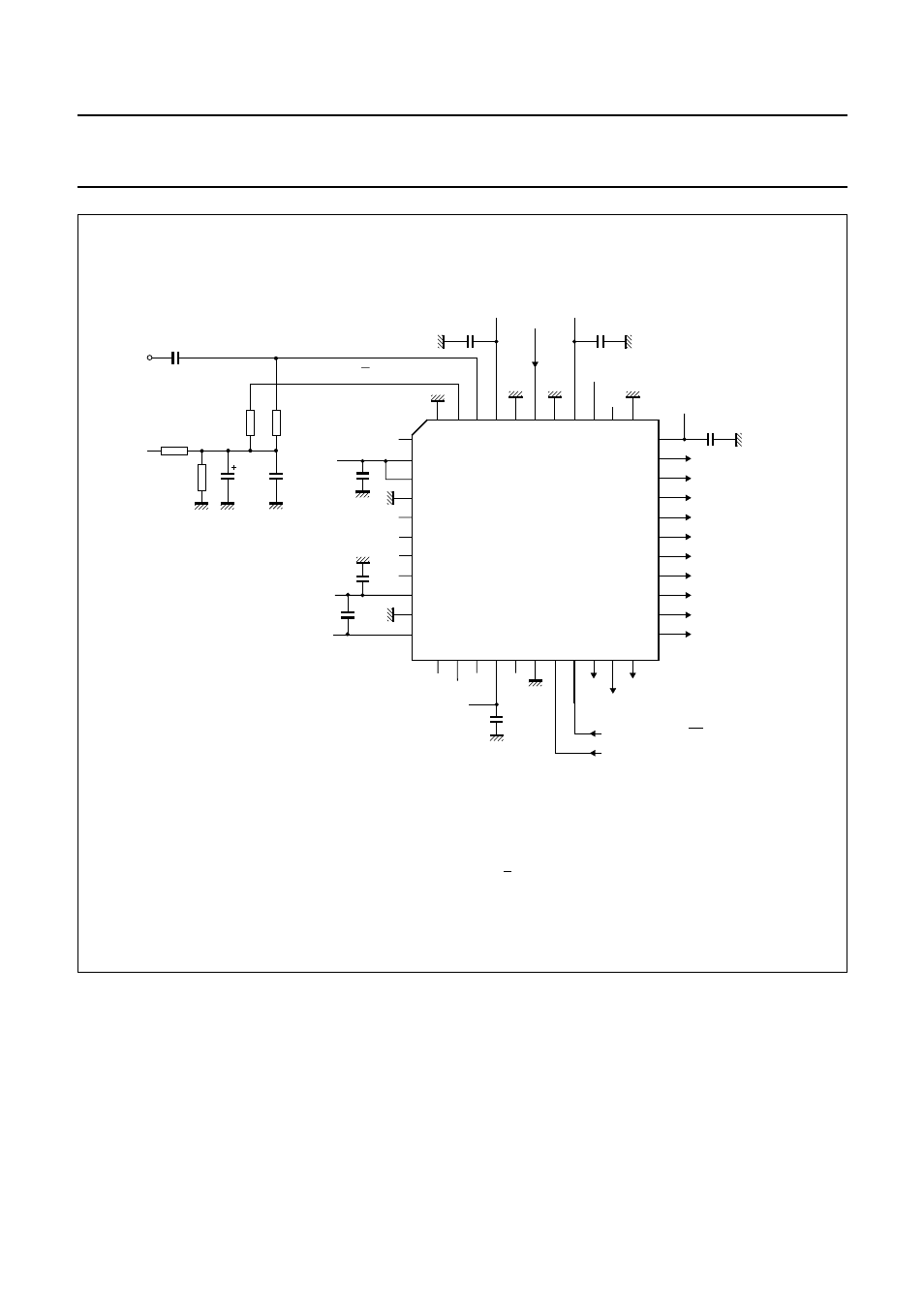 Fig.7 application diagram (single input mode) | Philips TDA8767 User Manual | Page 14 / 20