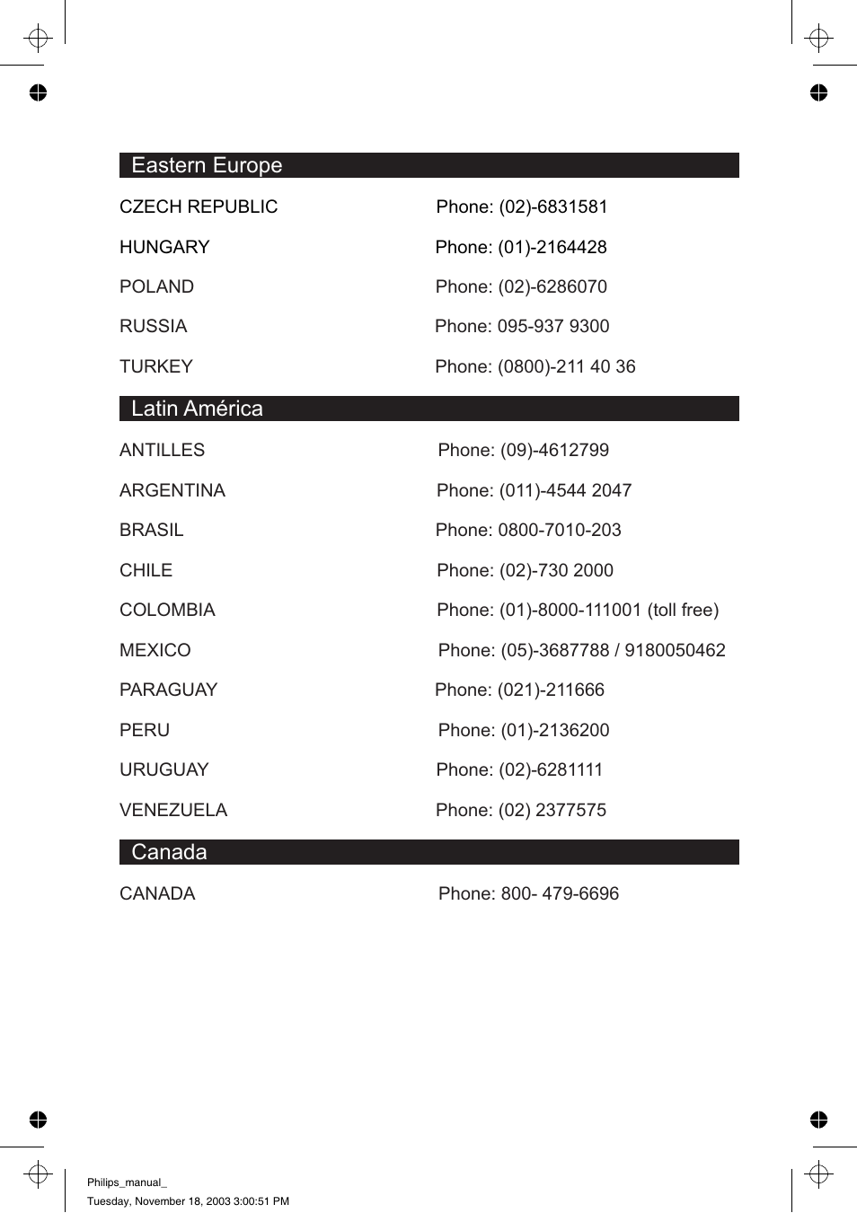 Philips 107S61 User Manual | Page 46 / 46